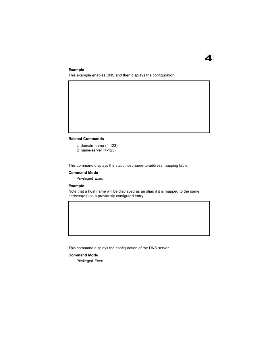 Show hosts, Show dns | Alcatel Carrier Internetworking Solutions OmniStack 6300-24 User Manual | Page 339 / 462