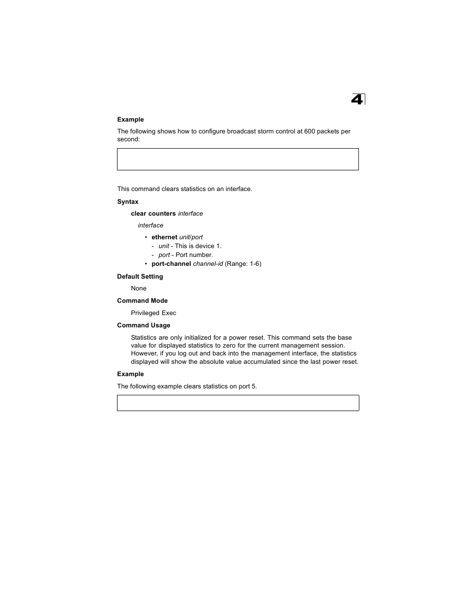 Clear counters | Alcatel Carrier Internetworking Solutions OmniStack 6300-24 User Manual | Page 349 / 462