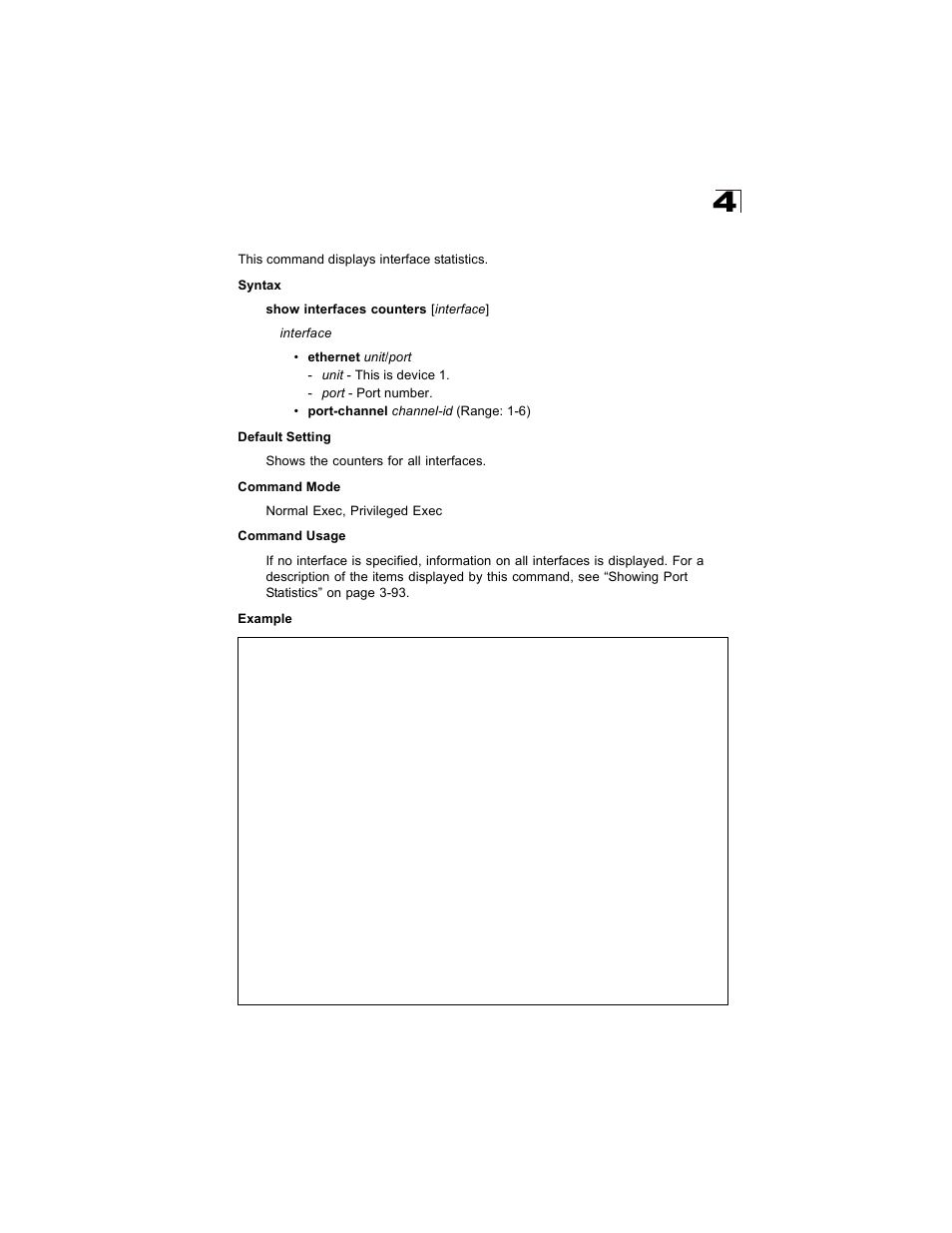 Show interfaces counters | Alcatel Carrier Internetworking Solutions OmniStack 6300-24 User Manual | Page 351 / 462