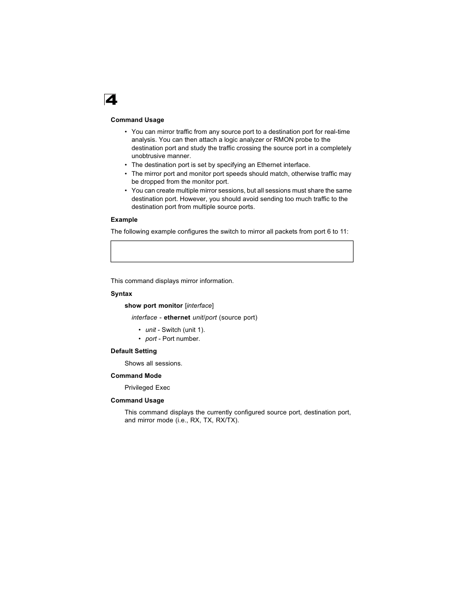 Show port monitor | Alcatel Carrier Internetworking Solutions OmniStack 6300-24 User Manual | Page 354 / 462