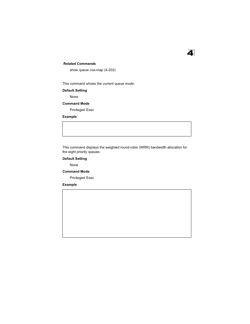 Show queue mode, Show queue bandwidth | Alcatel Carrier Internetworking Solutions OmniStack 6300-24 User Manual | Page 413 / 462