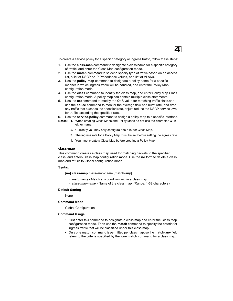 Class-map, Class-map 4-211 | Alcatel Carrier Internetworking Solutions OmniStack 6300-24 User Manual | Page 423 / 462