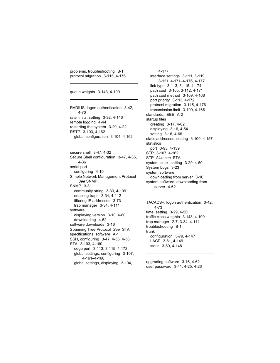 Alcatel Carrier Internetworking Solutions OmniStack 6300-24 User Manual | Page 459 / 462