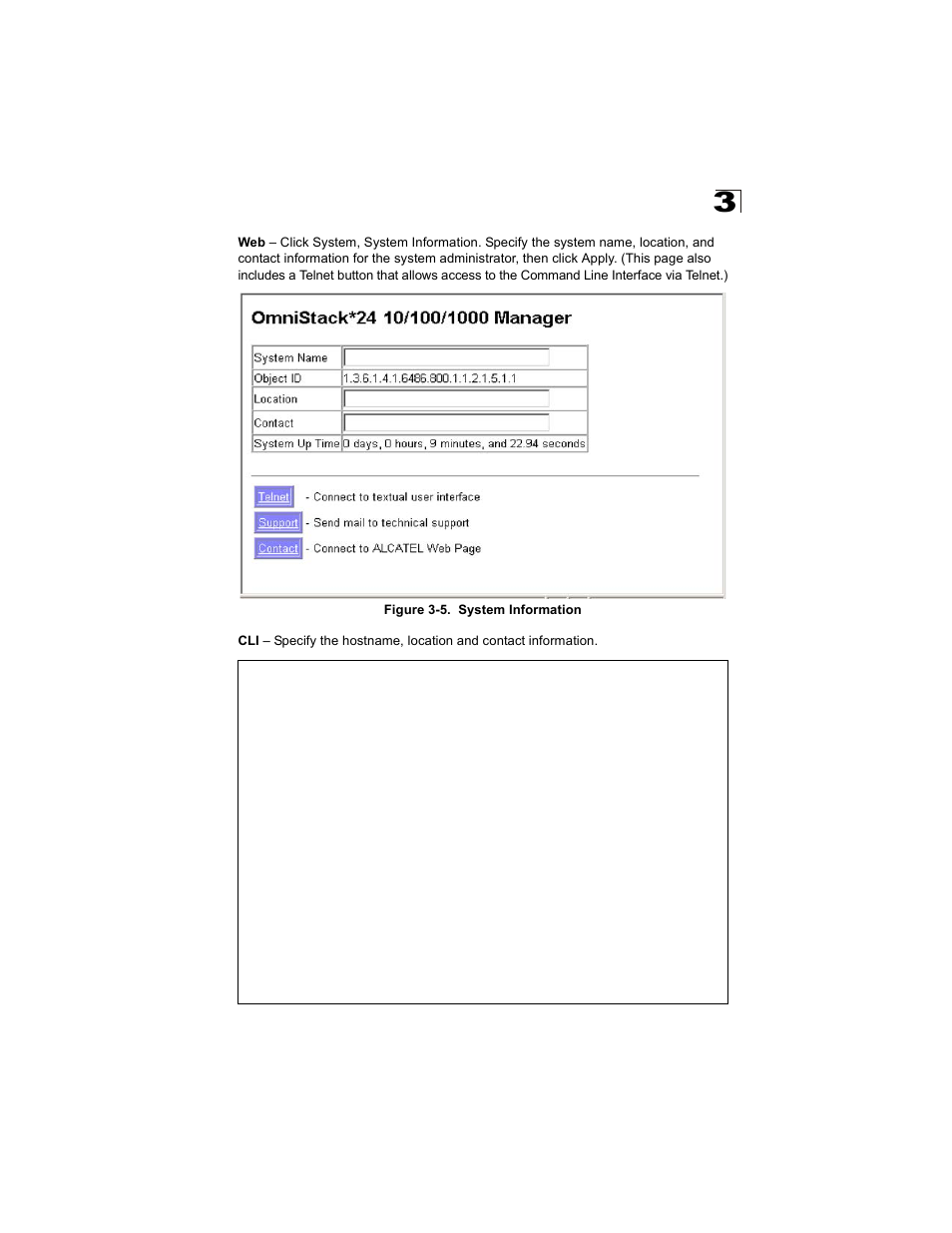 Figure 3-5, System information | Alcatel Carrier Internetworking Solutions OmniStack 6300-24 User Manual | Page 49 / 462