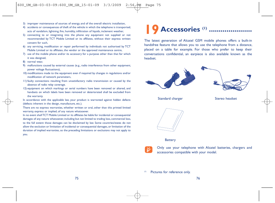 Accessories | Alcatel Carrier Internetworking Solutions OT-600 User Manual | Page 39 / 42