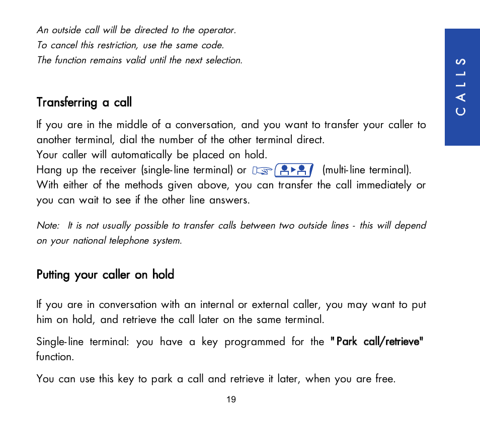 Alcatel Carrier Internetworking Solutions OmniPCX 3AK 19522 User Manual | Page 21 / 61