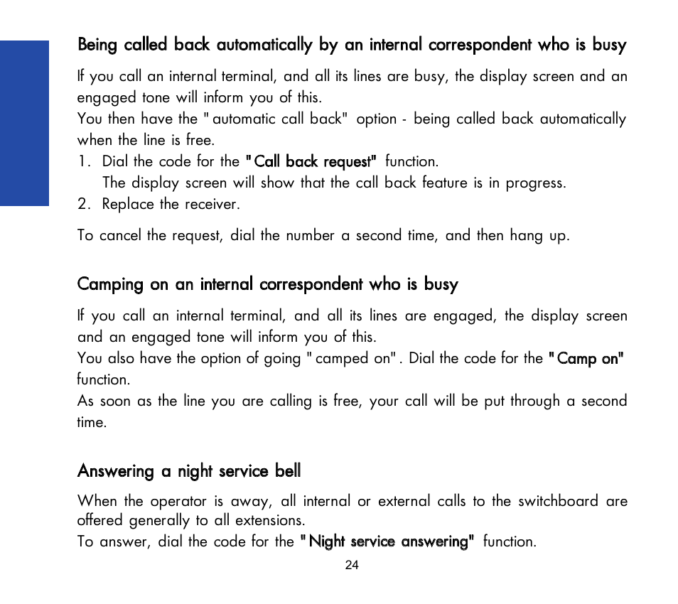 Alcatel Carrier Internetworking Solutions OmniPCX 3AK 19522 User Manual | Page 26 / 61