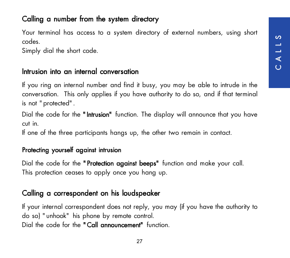 Alcatel Carrier Internetworking Solutions OmniPCX 3AK 19522 User Manual | Page 29 / 61