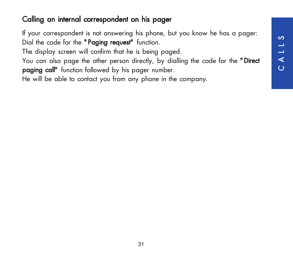 Alcatel Carrier Internetworking Solutions OmniPCX 3AK 19522 User Manual | Page 33 / 61