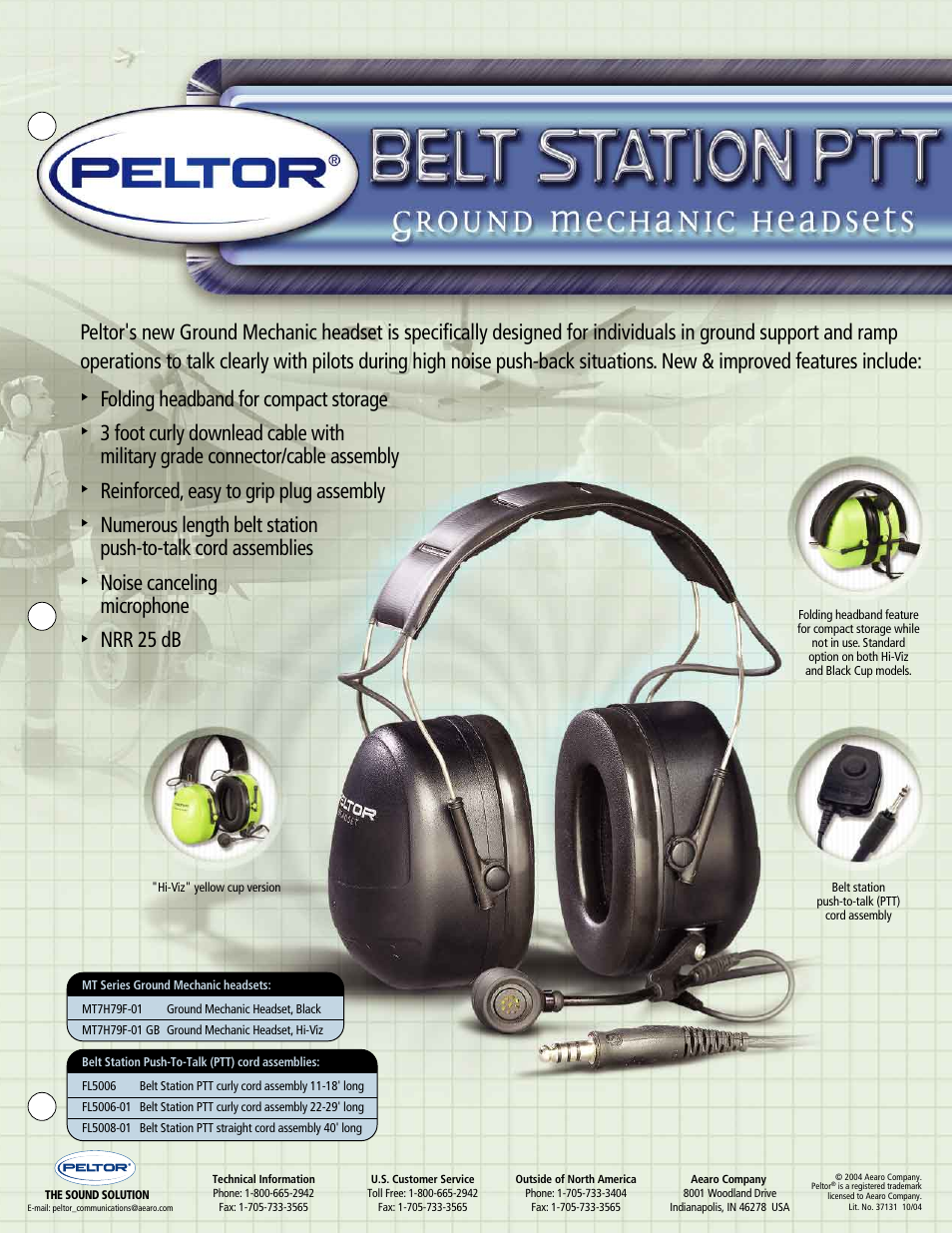 Peltor Belt station PTT User Manual | 1 page