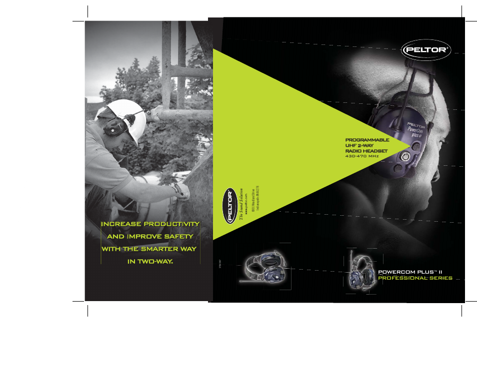 Peltor Powercom Plus II User Manual | 2 pages