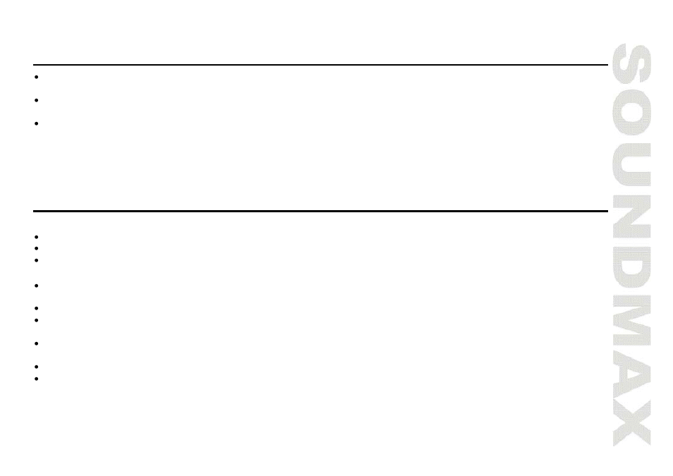 Important safeguards, Power supply | SoundMax SM-2403 User Manual | Page 3 / 17