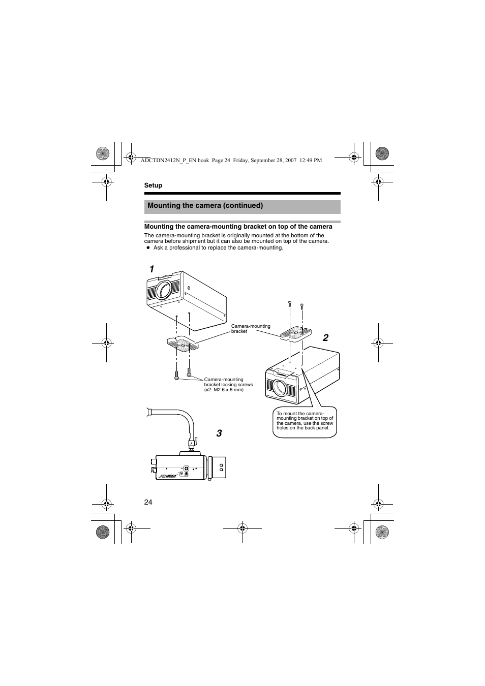 A pg. 24) | American Dynamics ADCTDN0230P User Manual | Page 24 / 60