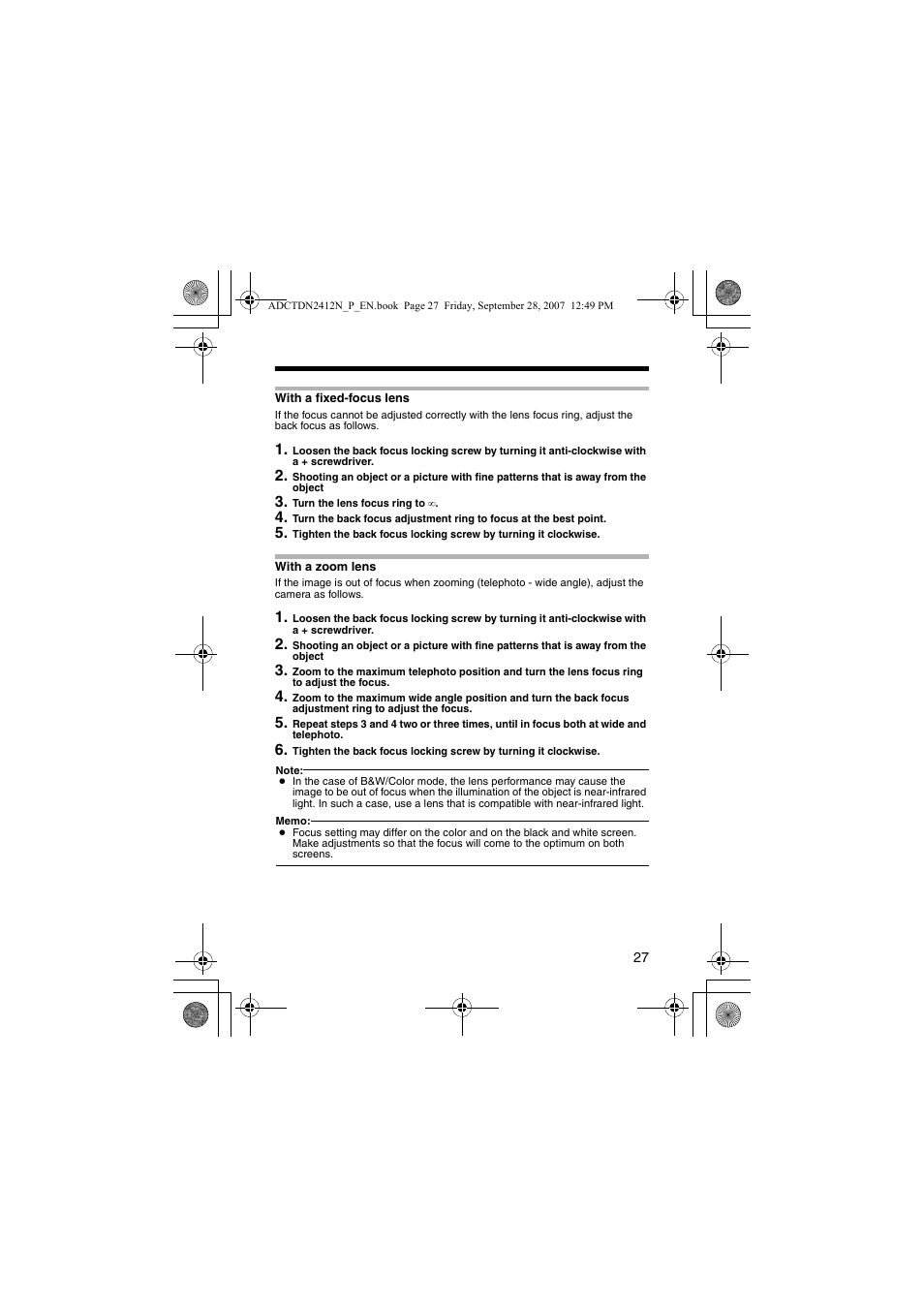 American Dynamics ADCTDN0230P User Manual | Page 27 / 60