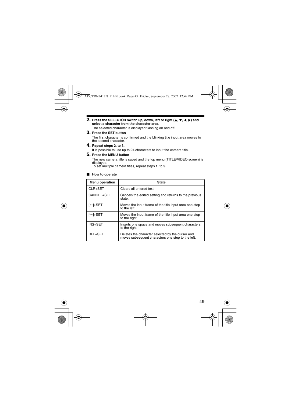 American Dynamics ADCTDN0230P User Manual | Page 49 / 60
