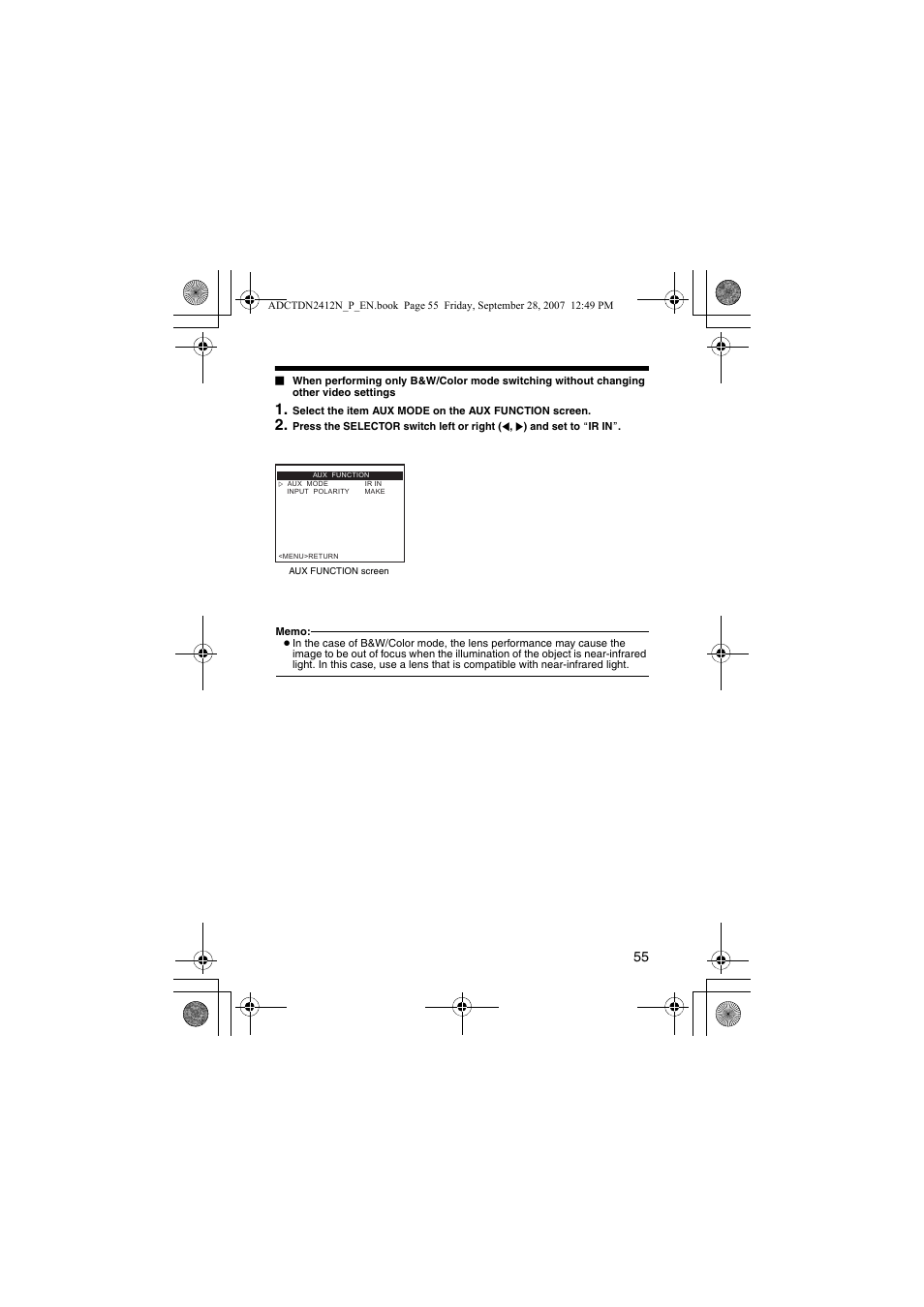 American Dynamics ADCTDN0230P User Manual | Page 55 / 60