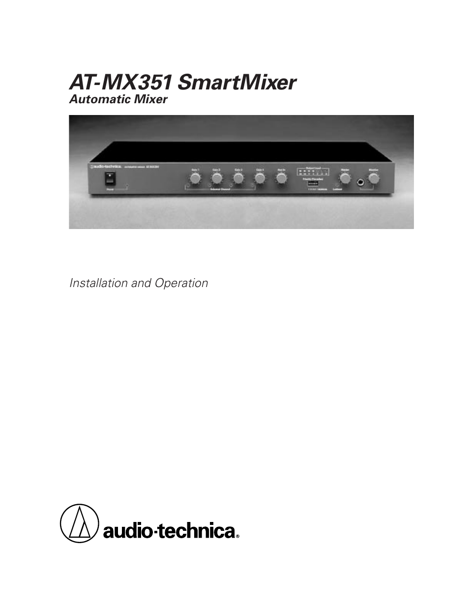 Audio-Technica AT-MX351 User Manual | 15 pages