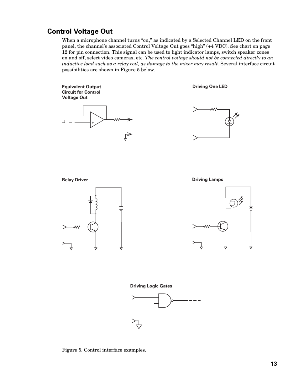 Control voltage out | Audio-Technica AT-MX351 User Manual | Page 12 / 15