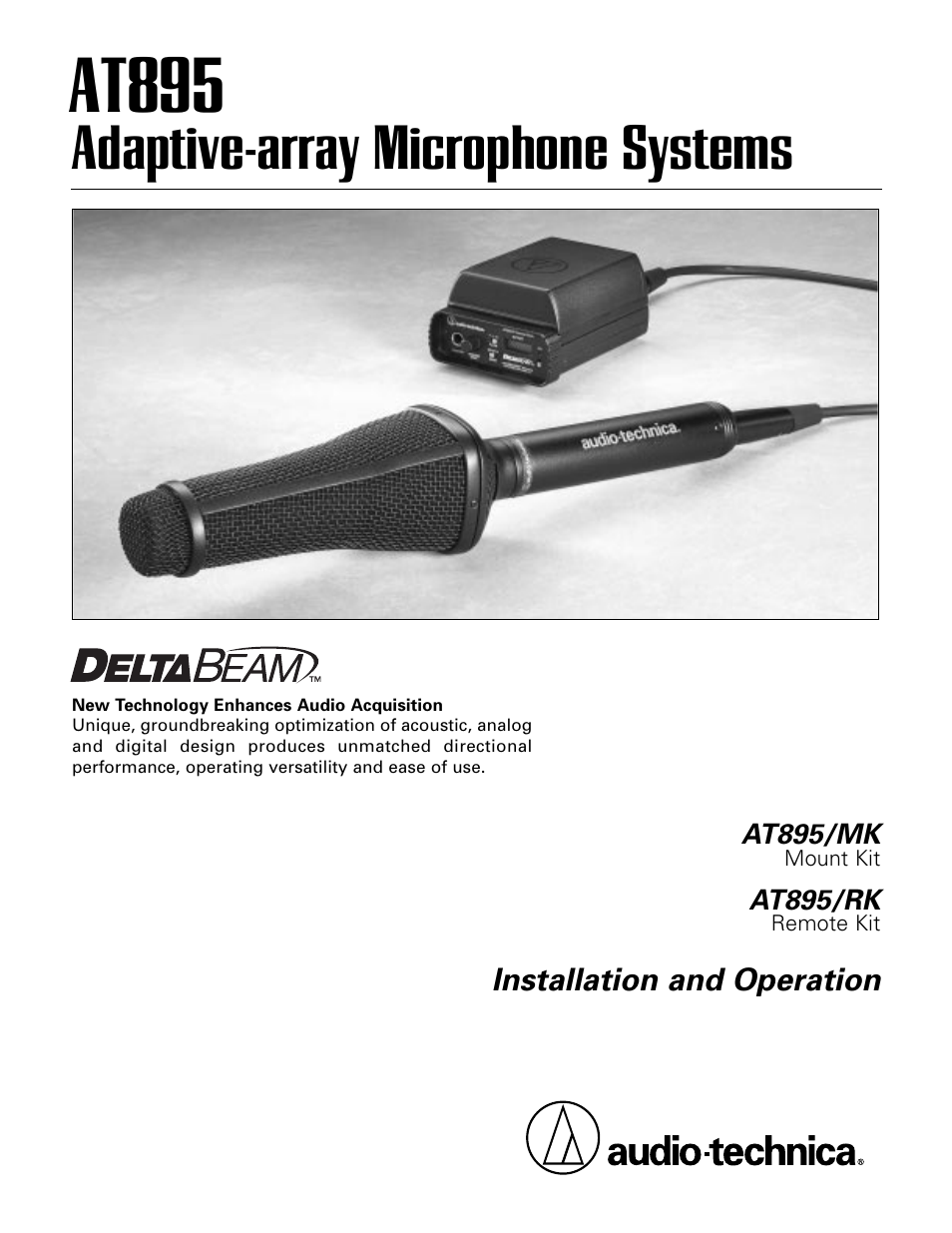 Audio-Technica AT895 User Manual | 8 pages