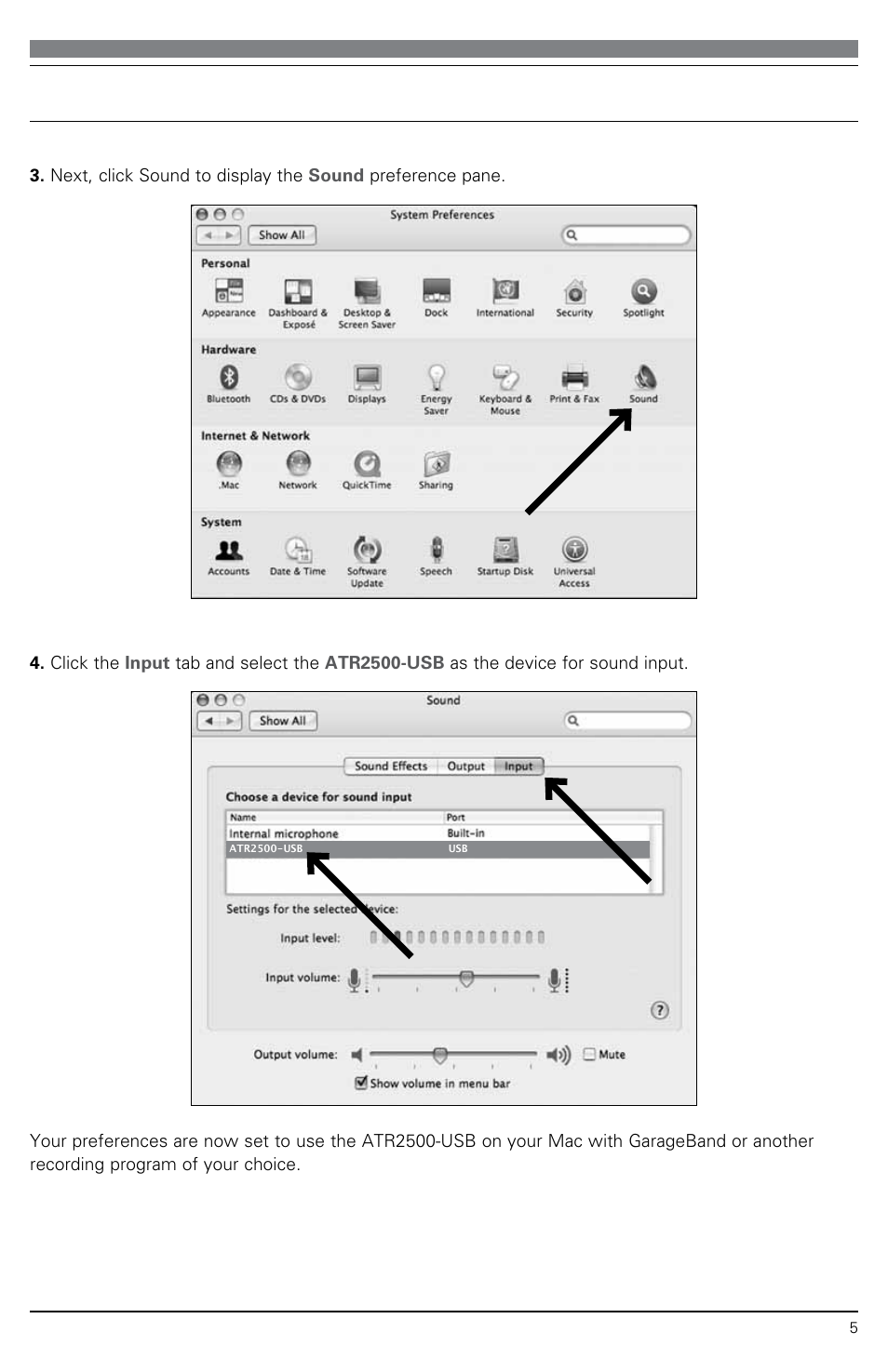 Audio-Technica ATR2500-USB User Manual | Page 5 / 16