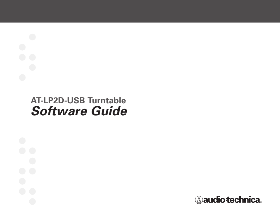 Audio-Technica AT-LP2D-USB User Manual | 24 pages