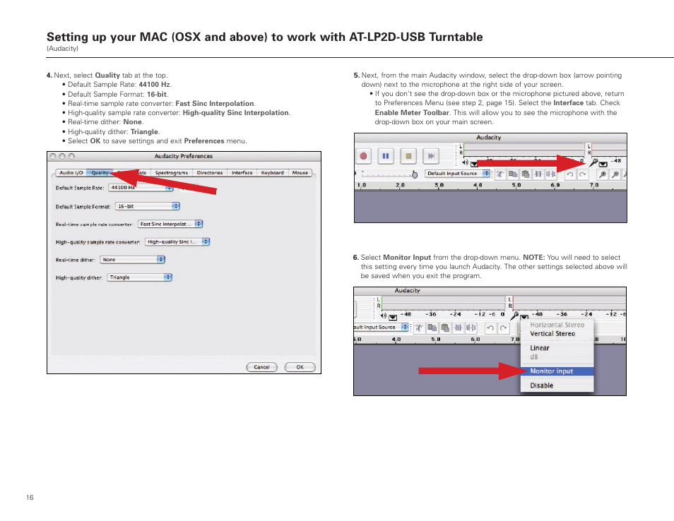 Audio-Technica AT-LP2D-USB User Manual | Page 16 / 24