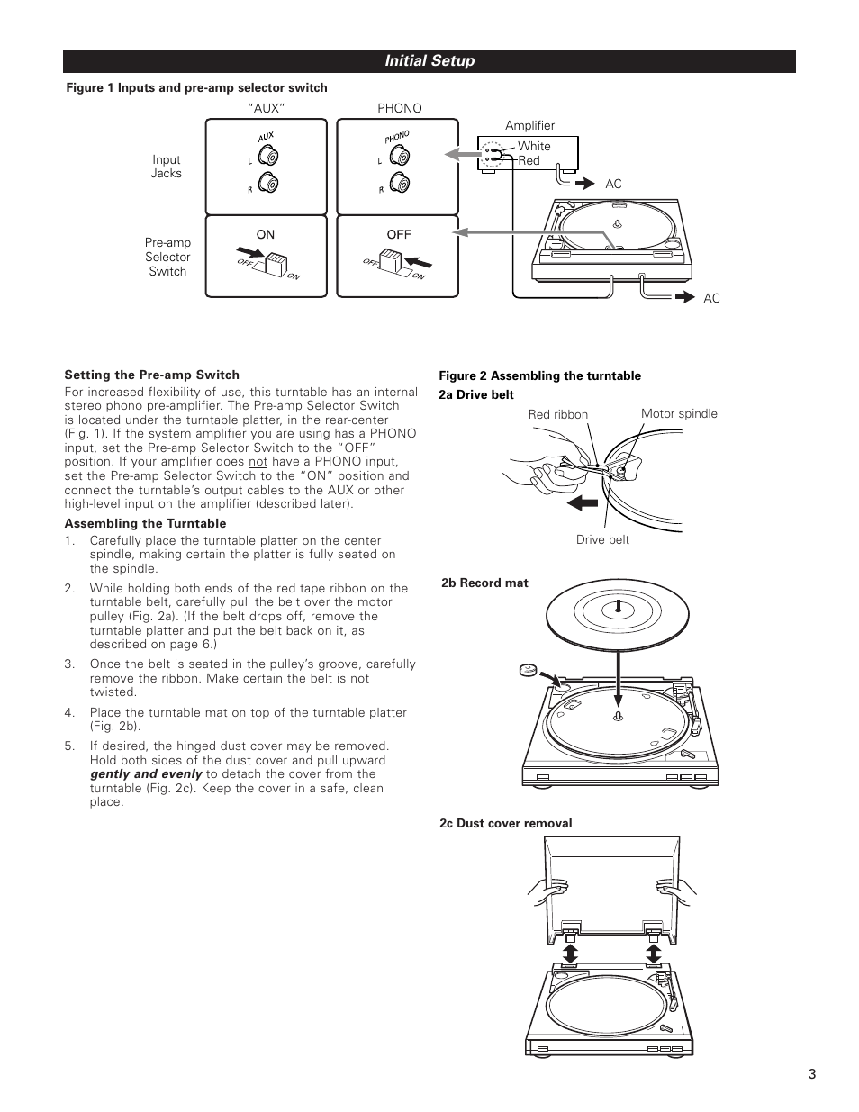 Audio-Technica AT-PL50 User Manual | Page 3 / 8