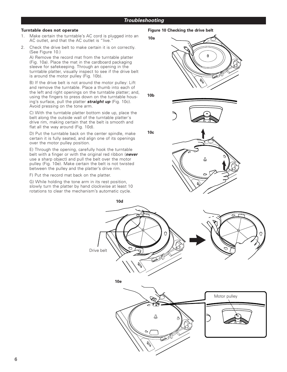 Audio-Technica AT-PL50 User Manual | Page 6 / 8