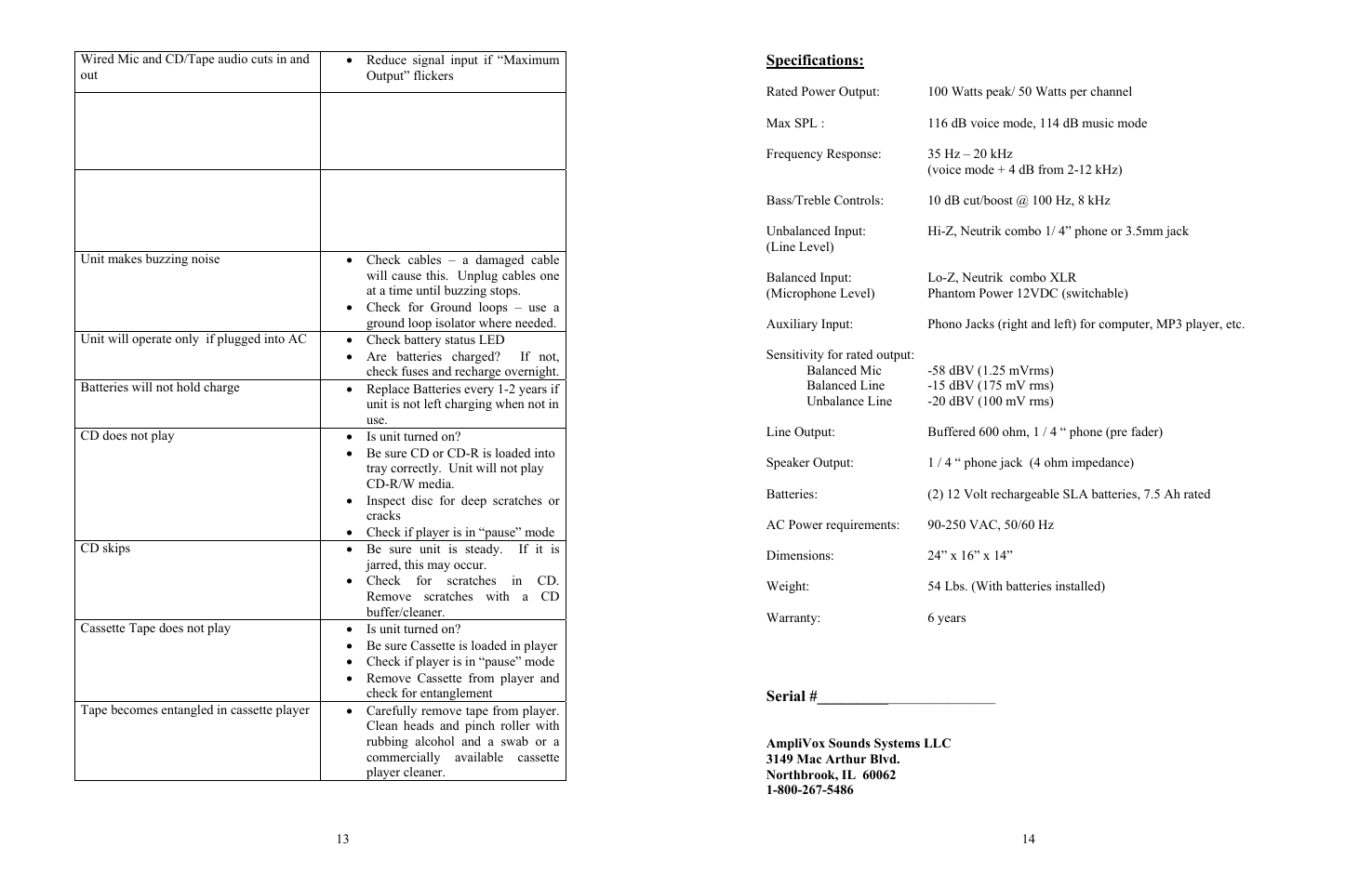 Handling the discs, Loading and unloading discs, Normal disc play | Pause, Stop, Fast forward and fast reverse | AmpliVox S905 User Manual | Page 7 / 8