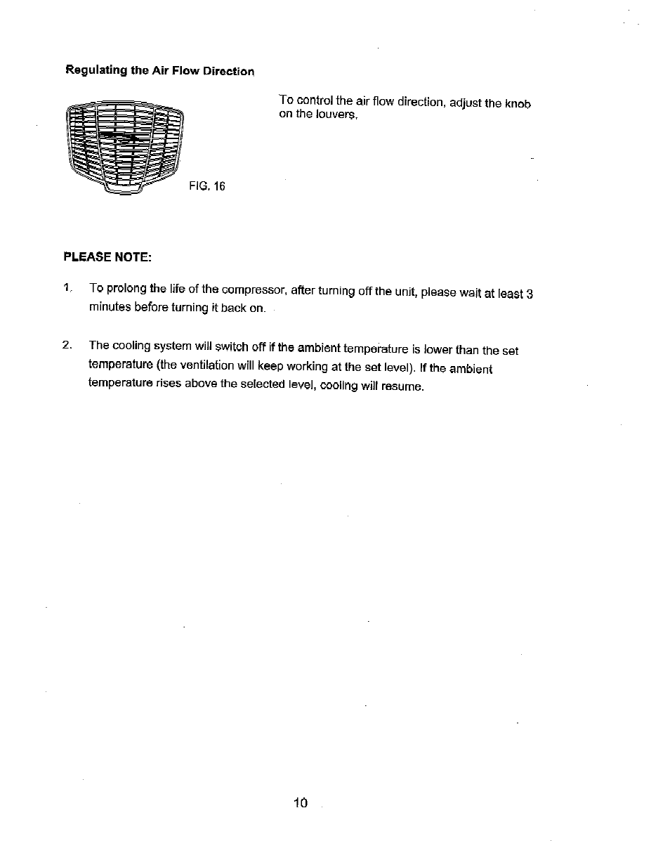 Please note | NewAir Portable Air Conditioner AC-10000E User Manual | Page 10 / 15