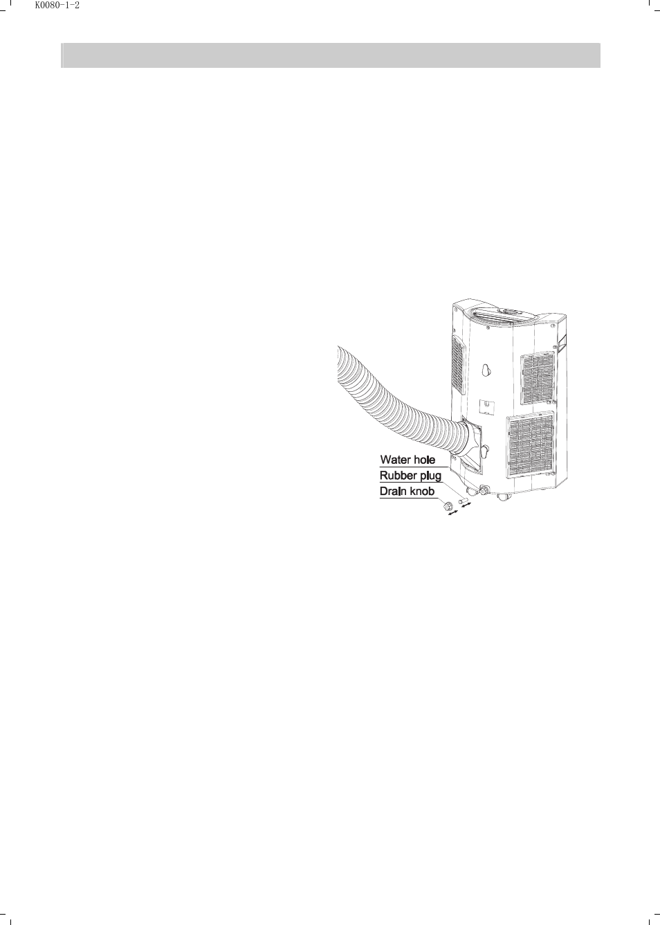 Draining the unit | NewAir AC14000E User Manual | Page 11 / 16