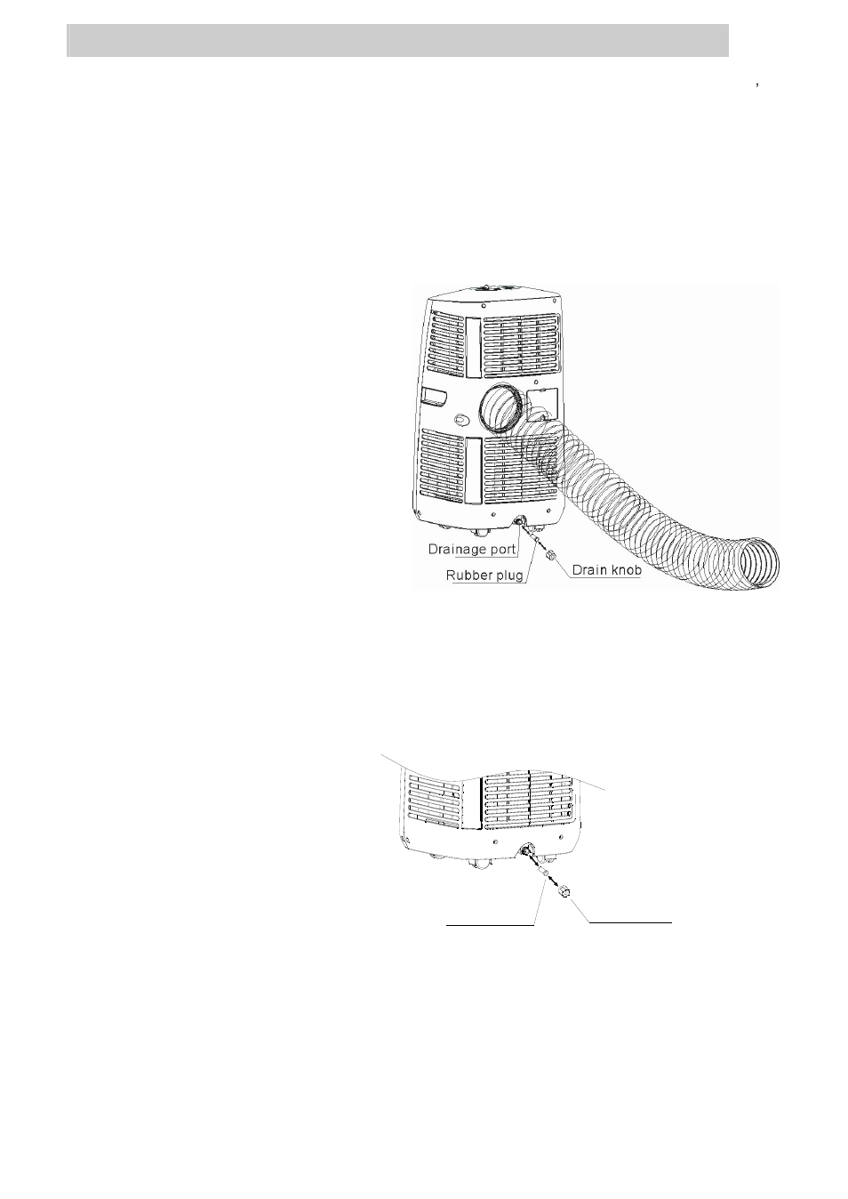 Draining the unit | NewAir AC-14100E User Manual | Page 11 / 15