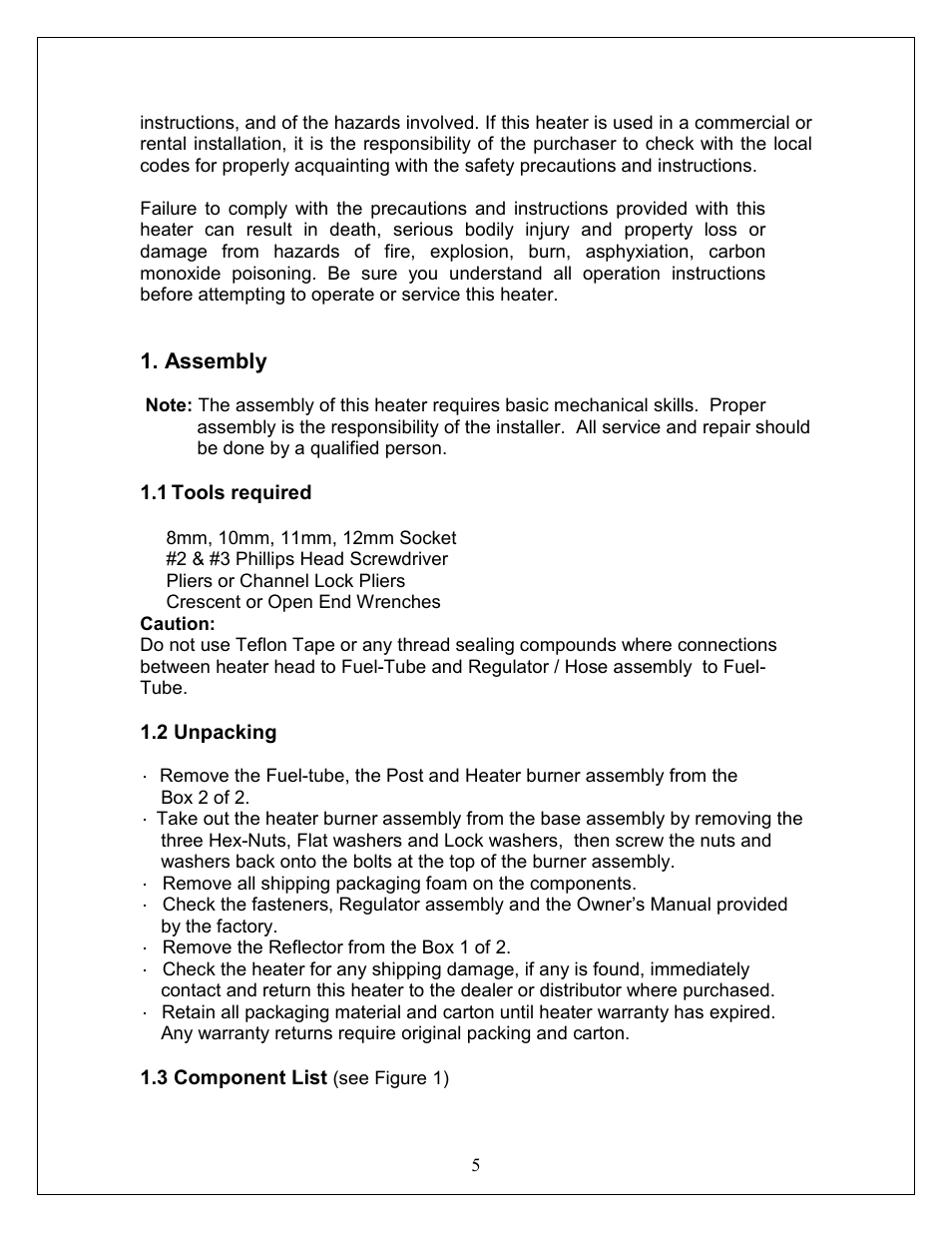 NewAir APH-4000PV User Manual | Page 5 / 15