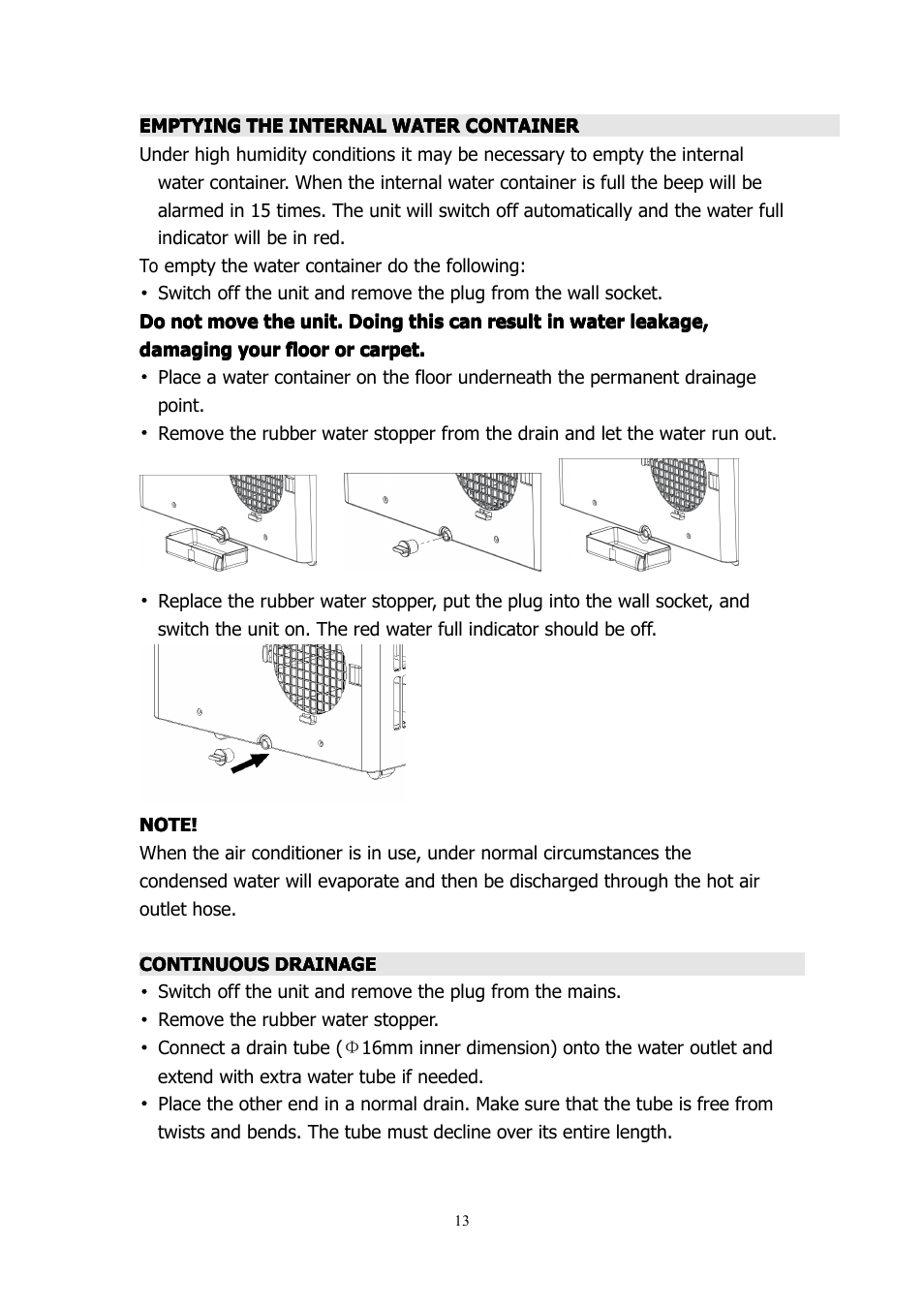 NewAir ACP-1400E User Manual | Page 13 / 16