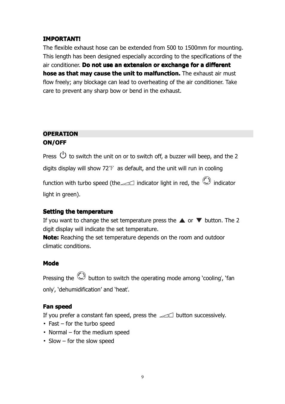 NewAir ACP-1400E User Manual | Page 9 / 16