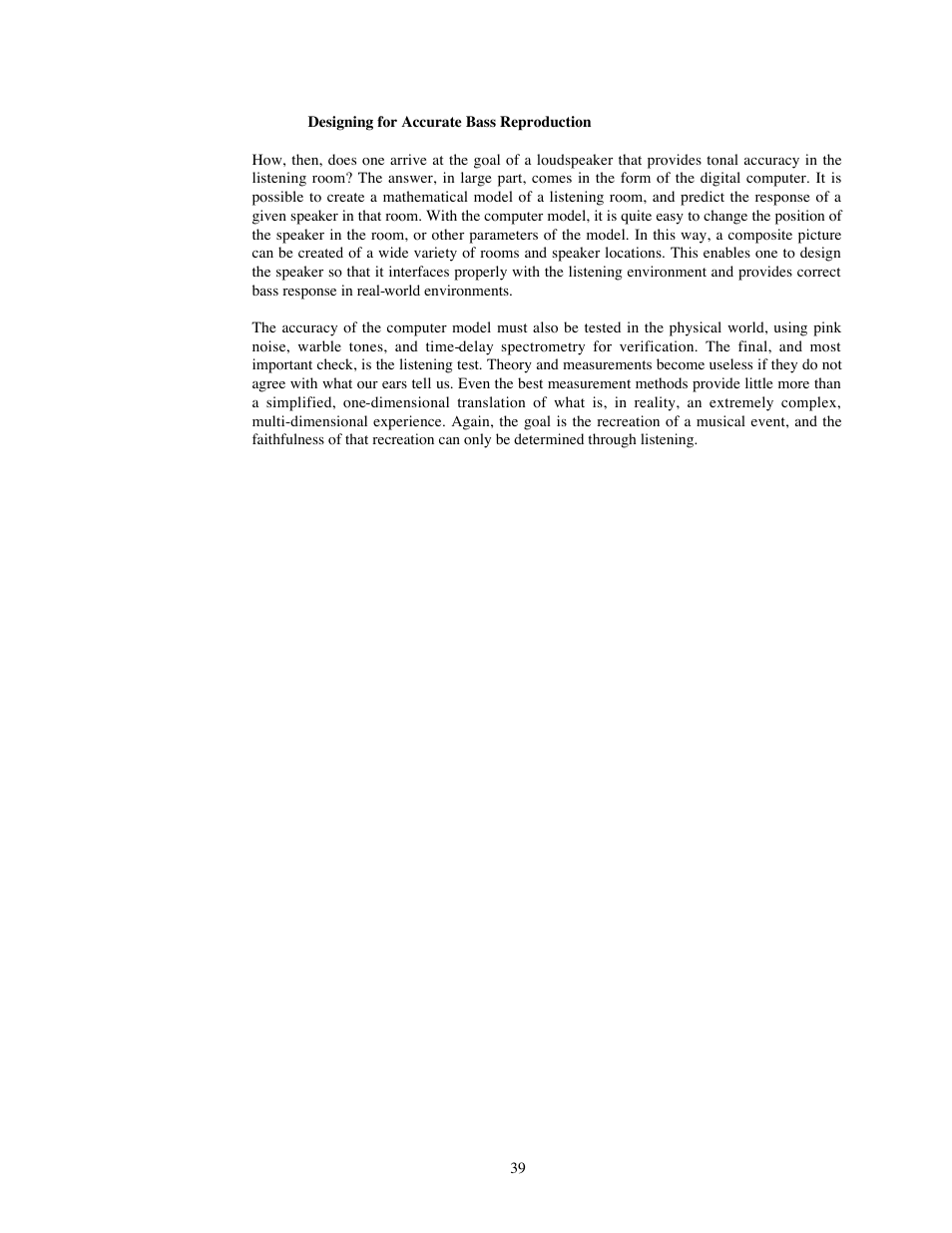 Avalon Acoustics OPUS Ceramique Loudspeaker User Manual | Page 39 / 45