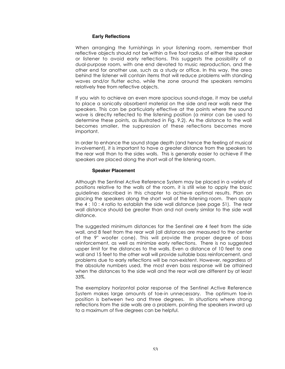 Avalon Acoustics Sentinel User Manual | Page 53 / 67