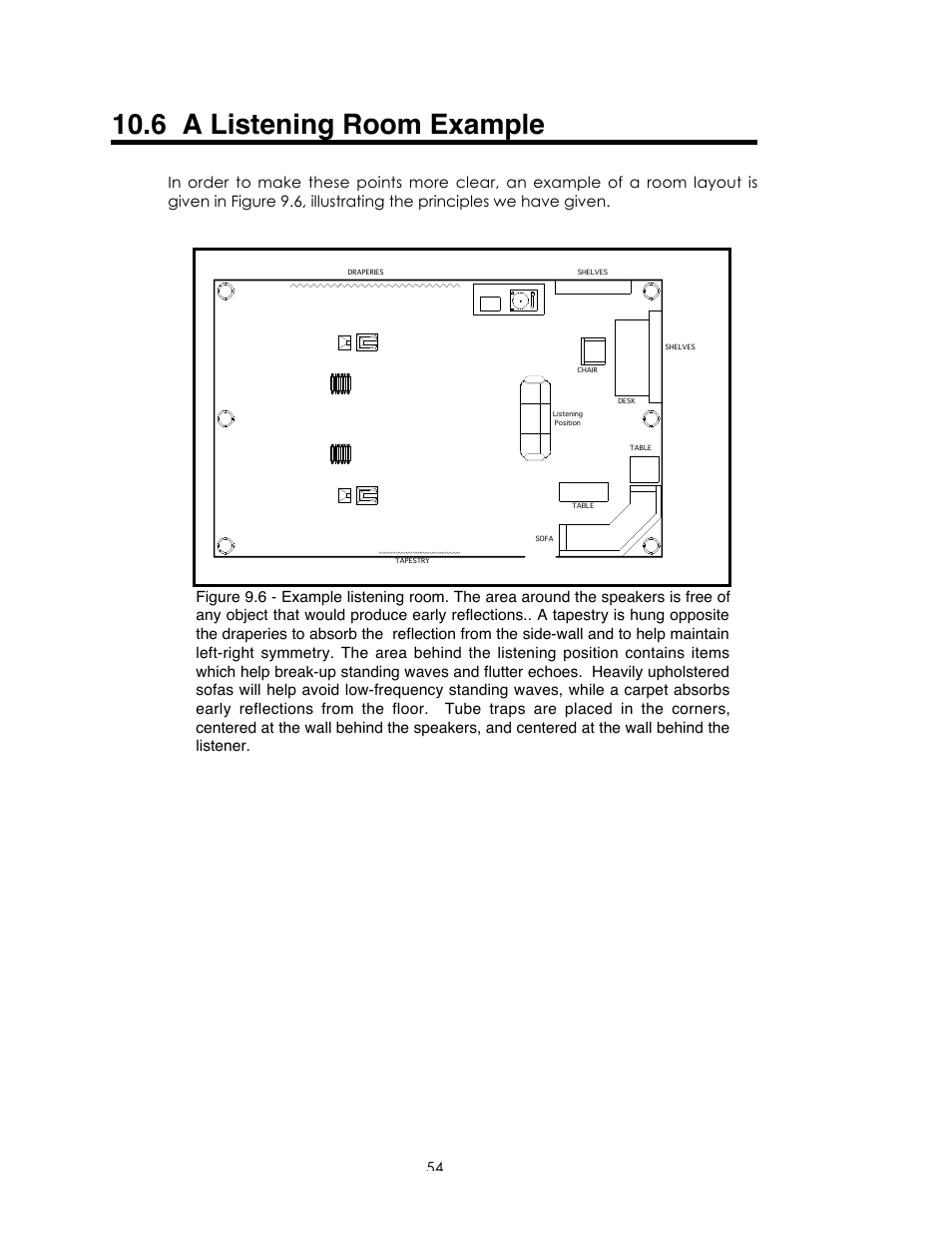 6 a listening room example | Avalon Acoustics Sentinel User Manual | Page 54 / 67