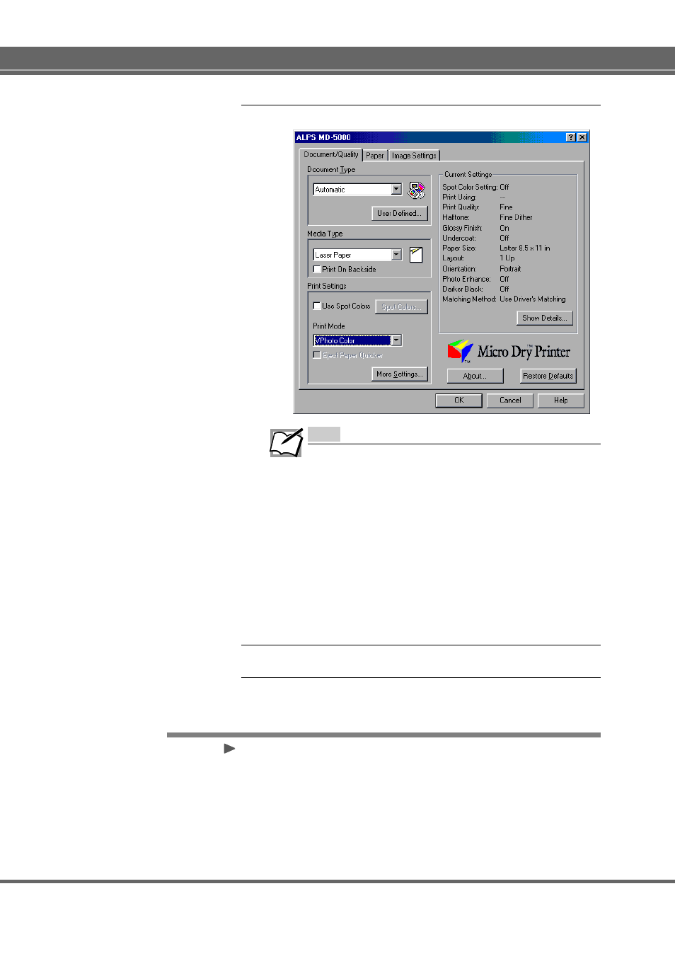 Alps Electric MD-5000P User Manual | Page 30 / 106