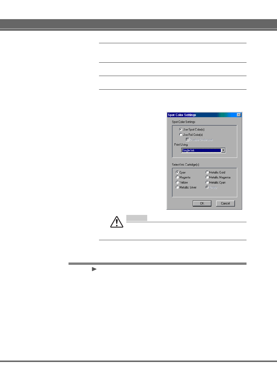 Caution | Alps Electric MD-5000P User Manual | Page 40 / 106