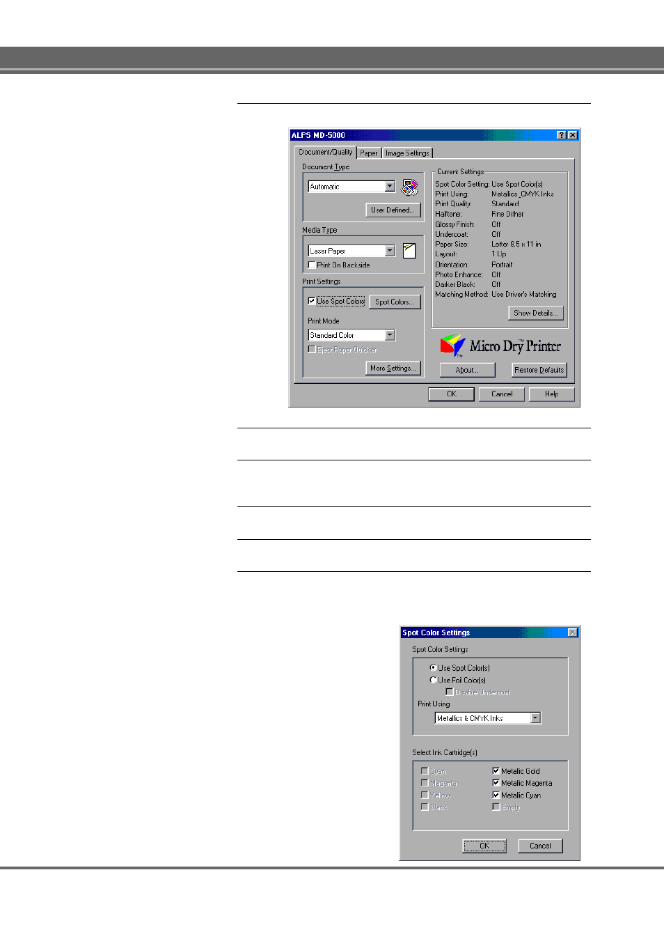 Alps Electric MD-5000P User Manual | Page 54 / 106