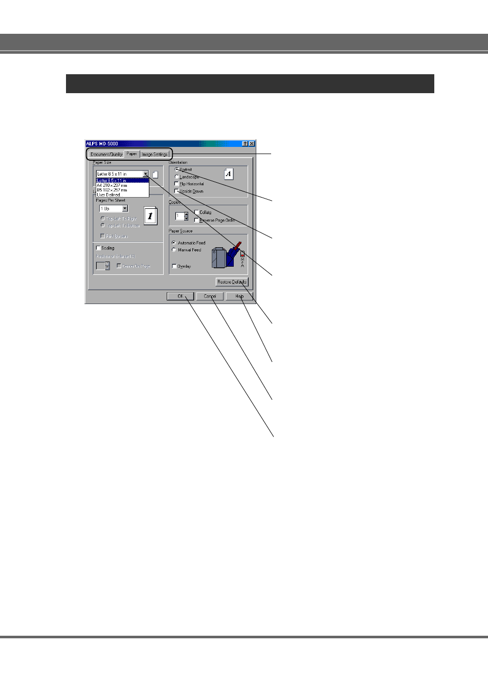 Alps Electric MD-5000P User Manual | Page 98 / 106