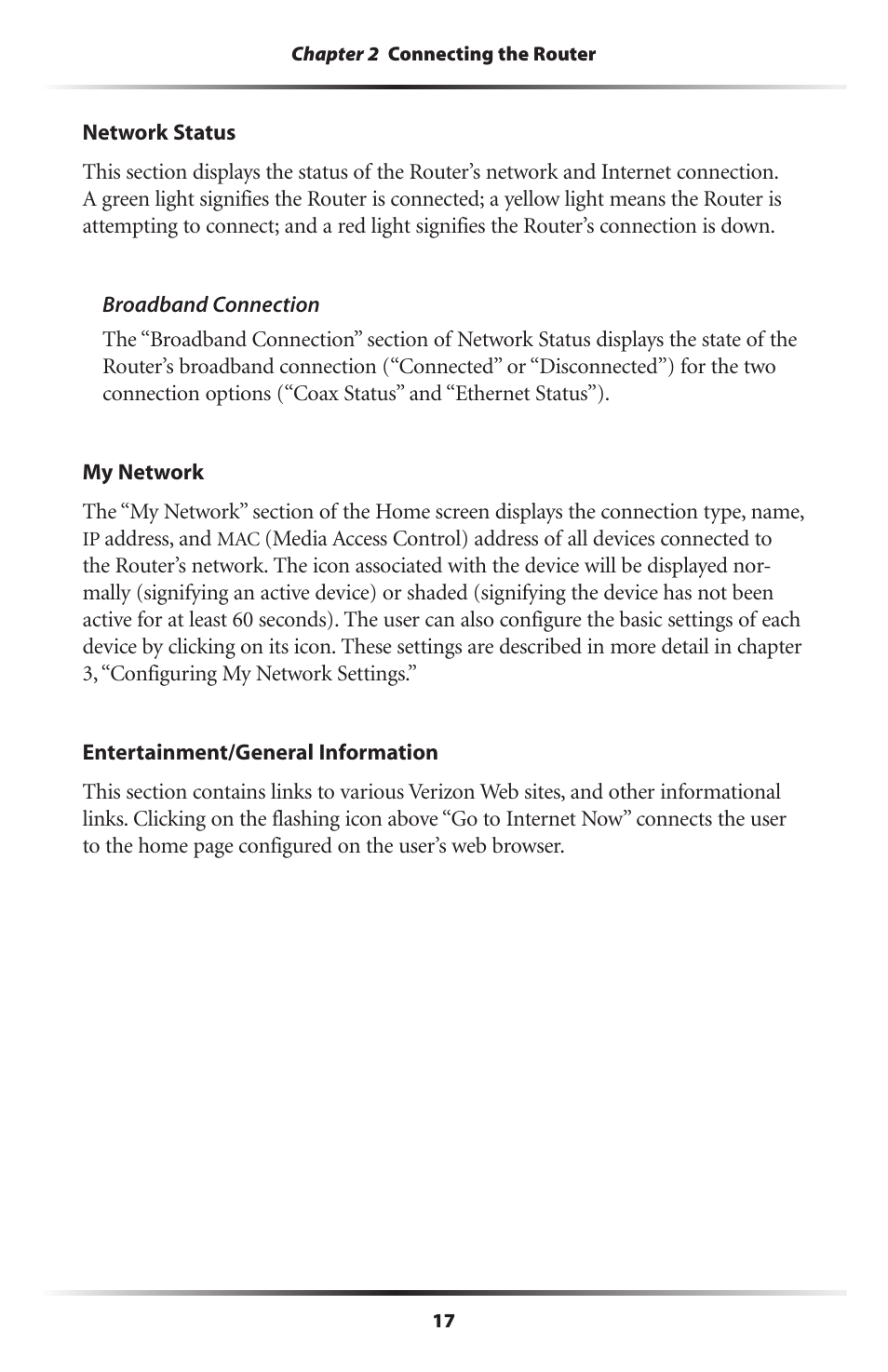 Actiontec MI424WR (GigE) User Manual | Page 20 / 171