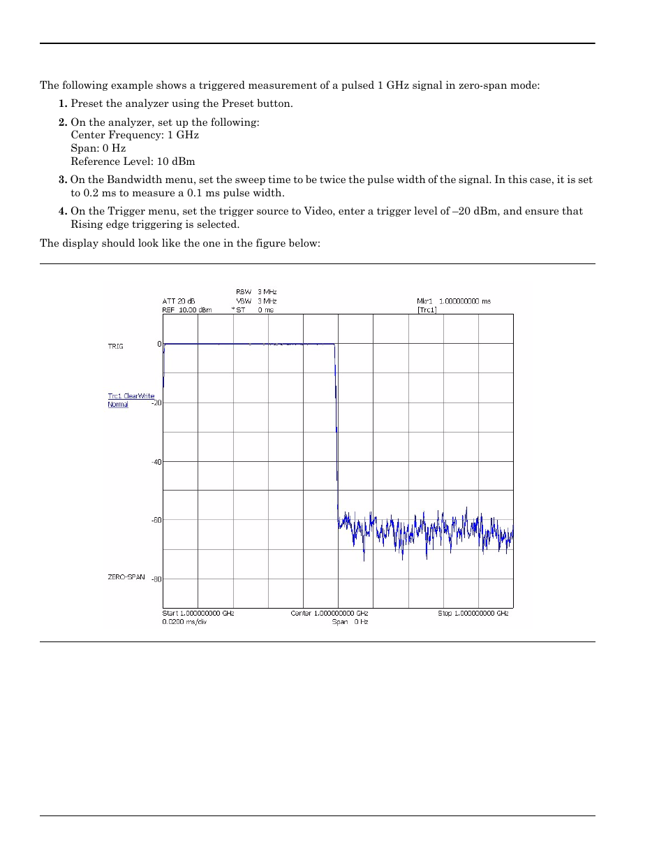 Measuring a pulse in the time domain, Measuring a pulse in the time domain -24 | Anritsu Series MS278XB User Manual | Page 180 / 276