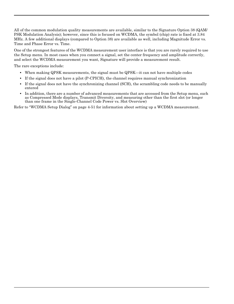 Wcdma measurements, Wcdma measurements -42 | Anritsu Series MS278XB User Manual | Page 198 / 276