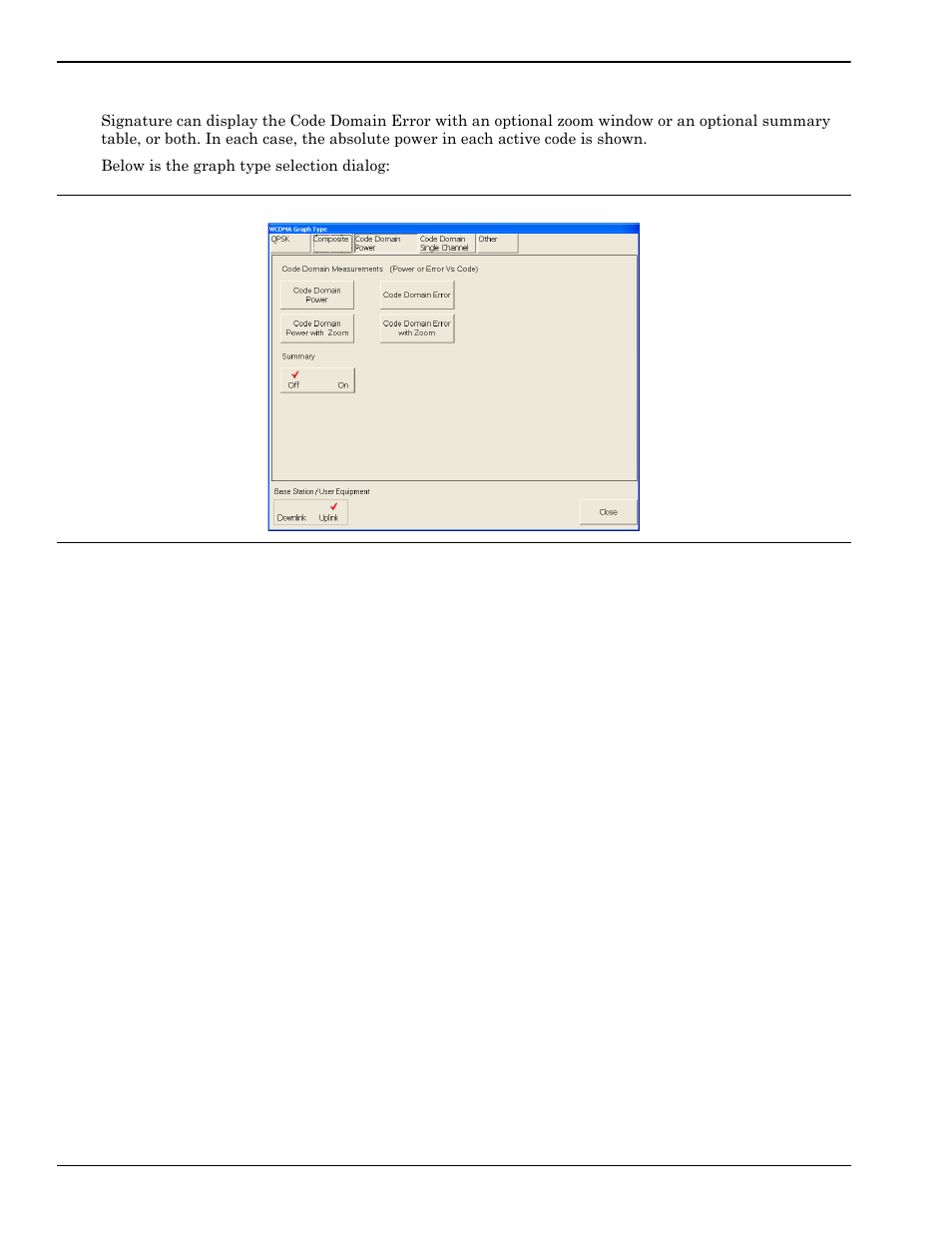 Code domain error measurement -48, Code domain error measurement | Anritsu Series MS278XB User Manual | Page 204 / 276