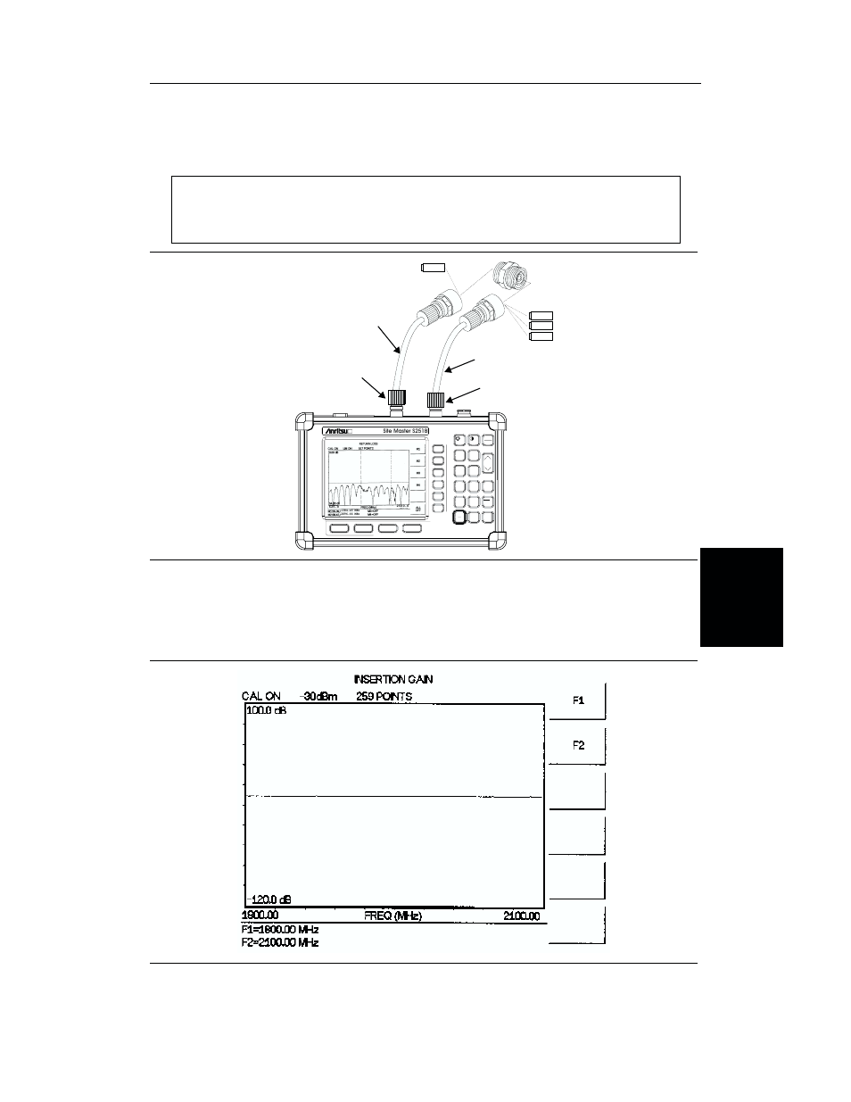 Chapter 4 measurements, Enter | Anritsu S251B User Manual | Page 69 / 84