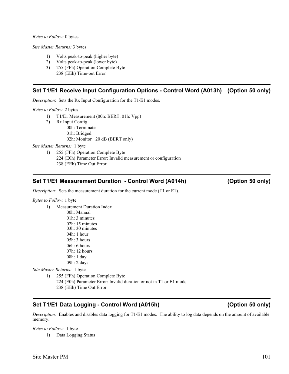 Anritsu Site Master S331D User Manual | Page 107 / 132
