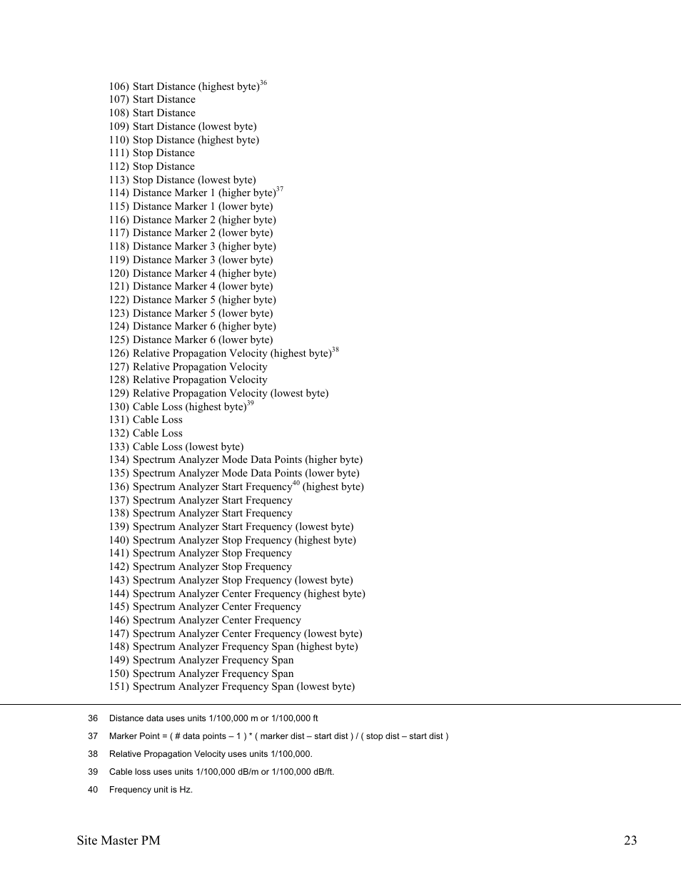 Site master pm 23 | Anritsu Site Master S331D User Manual | Page 29 / 132