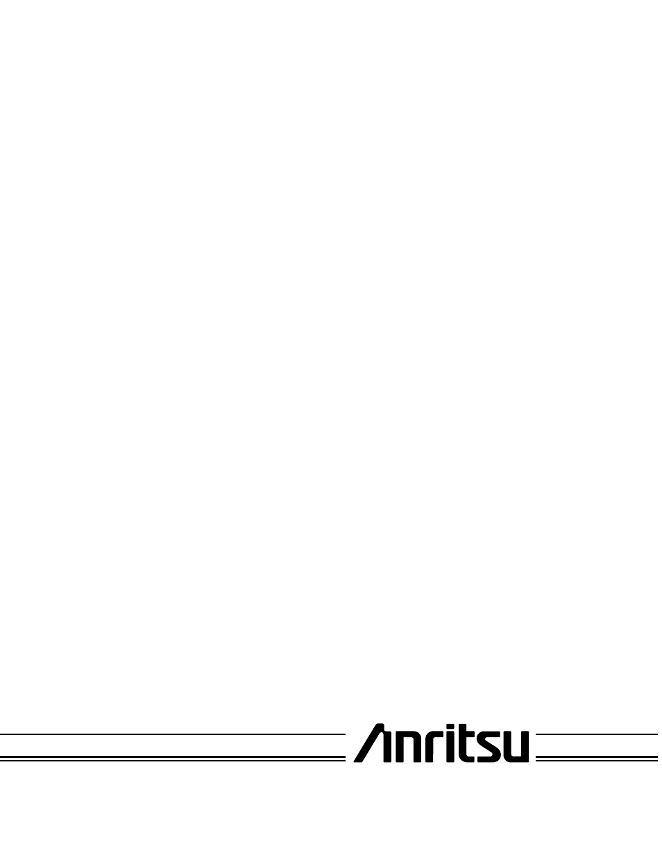 Anritsu ME7840A User Manual | 126 pages